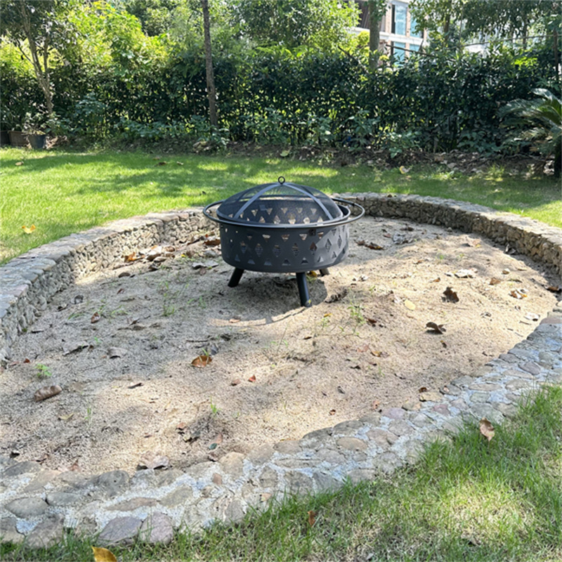 USA-Direct-32-inch-Round-Crossweave-Wood-Burning-Fire-Pit-Stove-Firepit-Heater-with-Poker-for-Outdoo-2004152